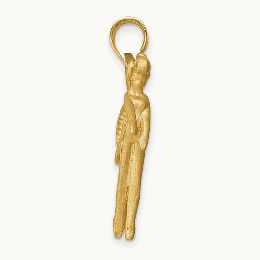 D/C Fairy Pendant, 14K with White Rhodium