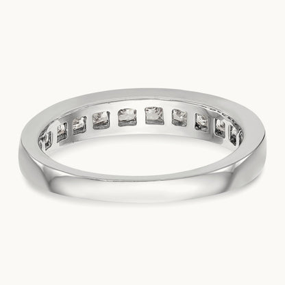 Diamond Wedding Band, 14K White Gold