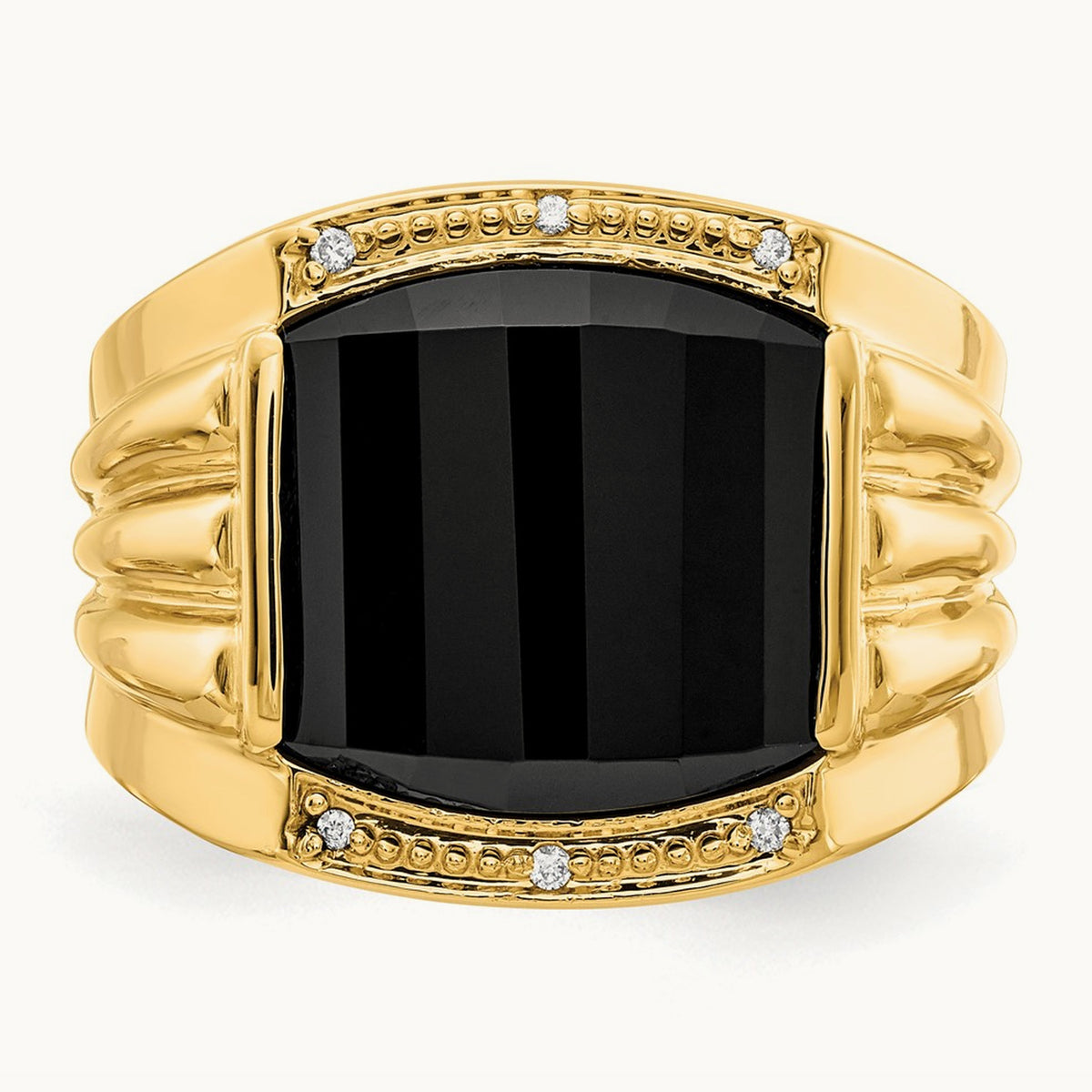 AA Diamond men's ring, 14K