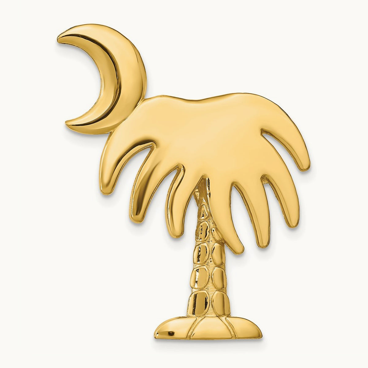 CHARLESTON Palmetto w/Moon Slide, 14K