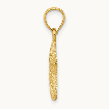 Starfish Pendant, 14K