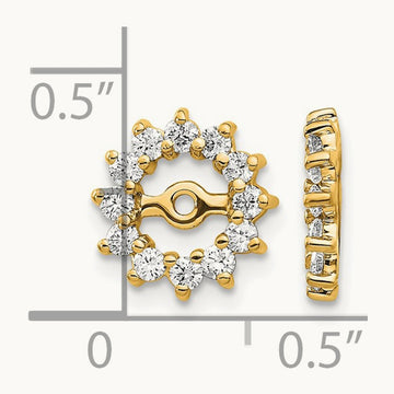 AA Diamond Earring Jacket, 14K