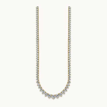 Graduated Tennis Necklace, 16.25 ct tw Lab-Grown Diamond