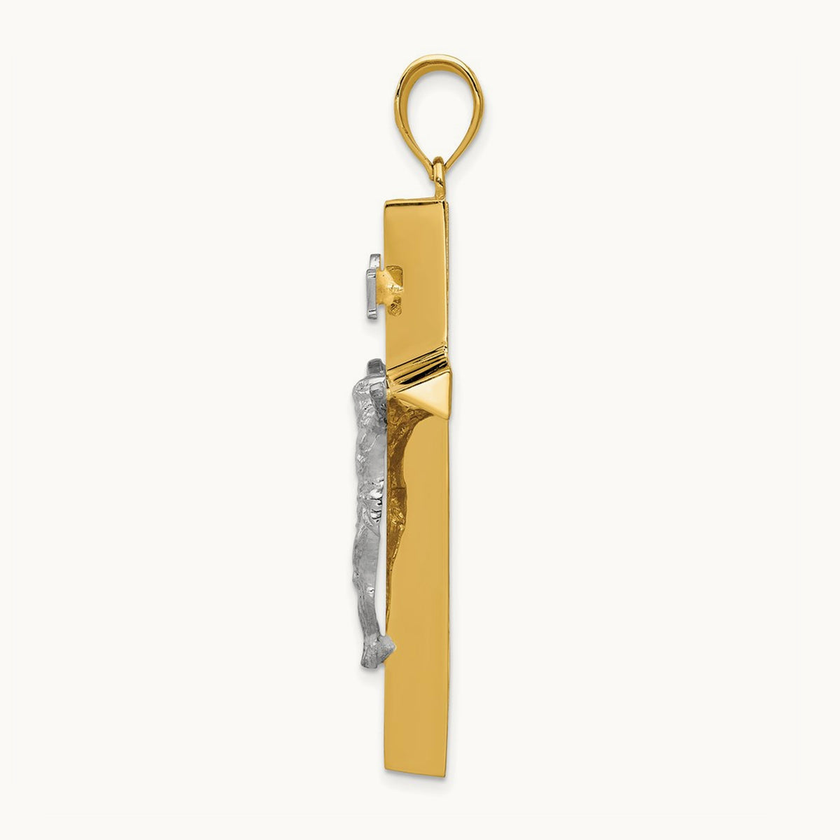 INRI Hollow Crucifix Pendant — photo set