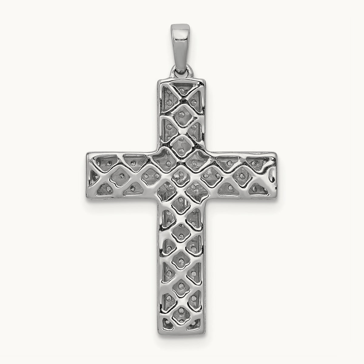 Latin Cross Pendant, 0.50-1.00 ct tw Lab-Grown Diamond