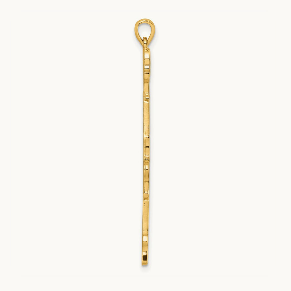 Polished Skeleton Pendant, 14K