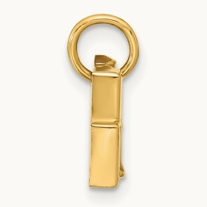 Nail Polish Bottles Charm, 14K Yellow Gold