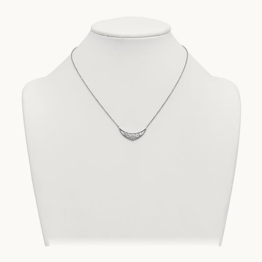 Graduated Necklace, 1.00-1.50 ct tw Lab-Grown Diamond