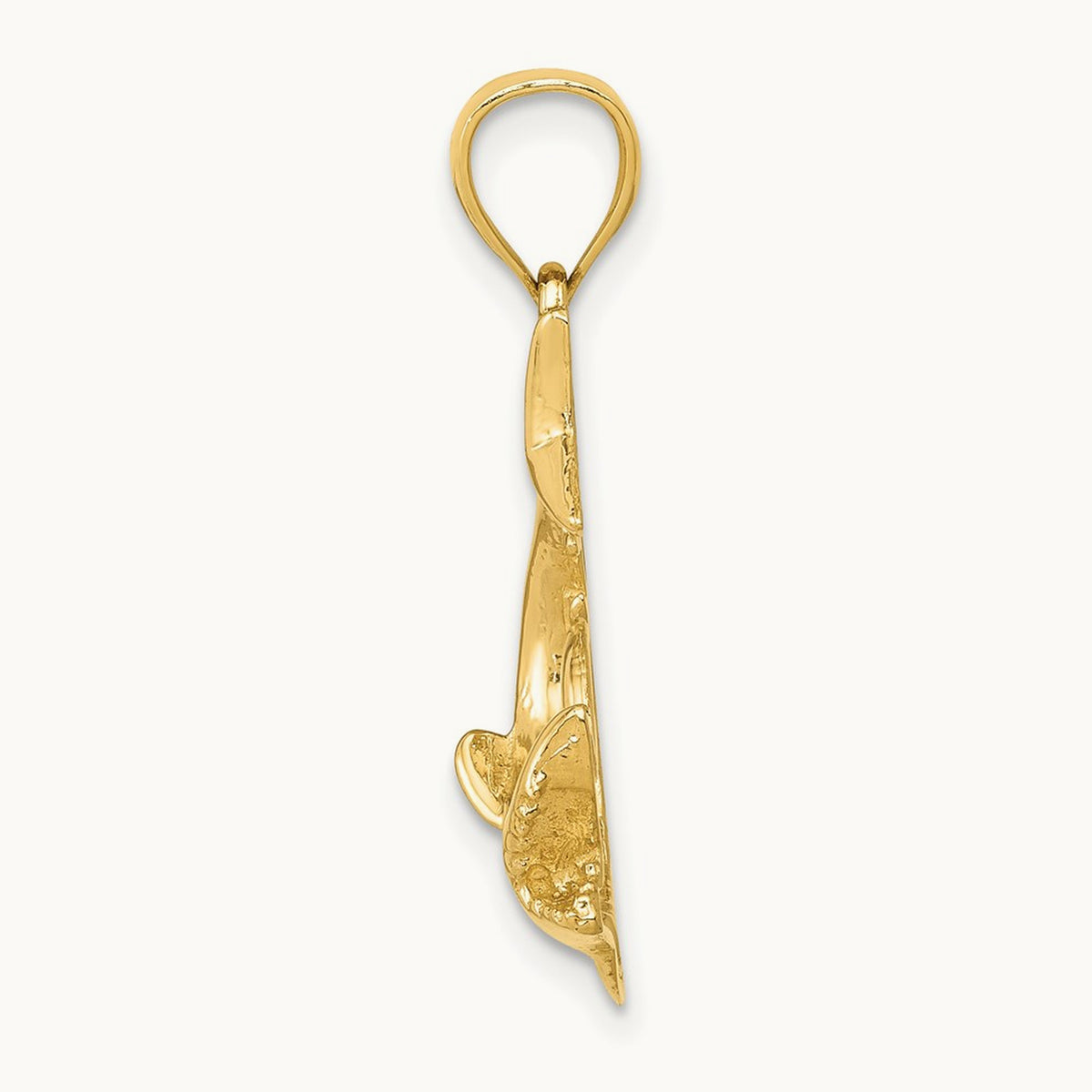 Shark Pendant, 14K