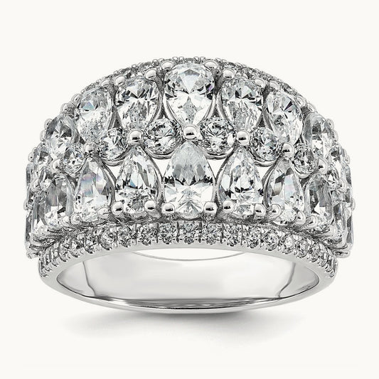 Fashion Ring, 3.75 ct tw Lab-Grown Diamond