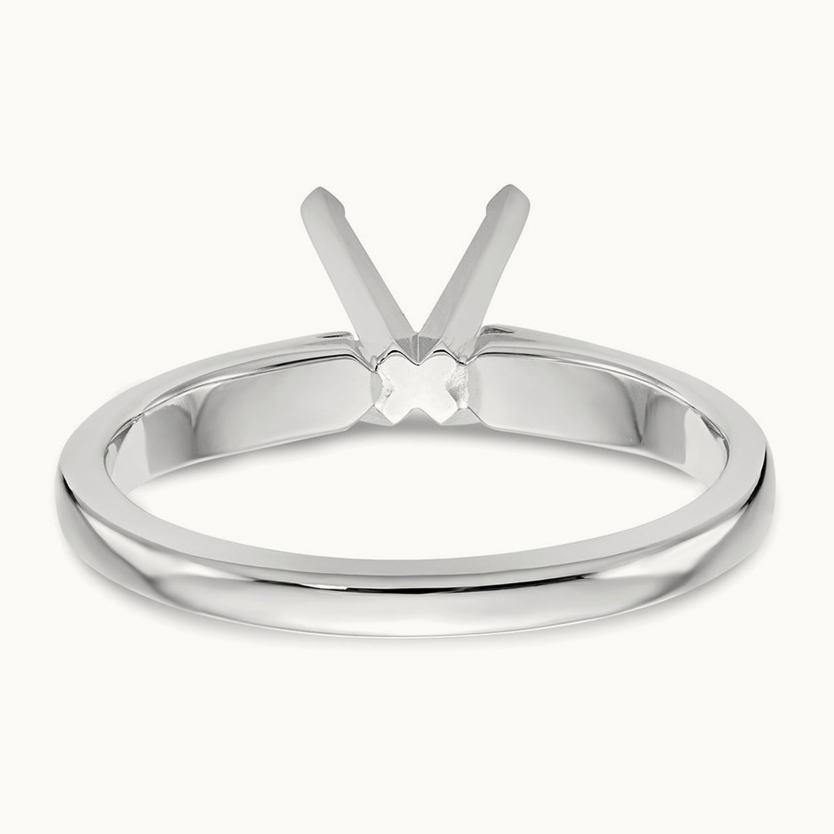 1.25ct. Medium Weight Airline 4-Prong Mounting, 14K White Gold