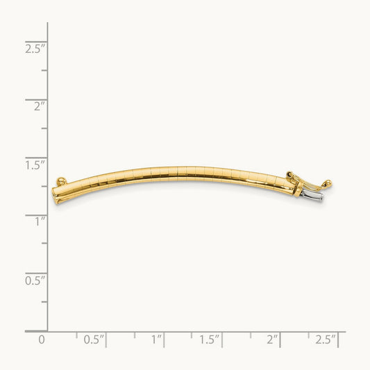 Lightweight Omega Extender for Necklace, 14K