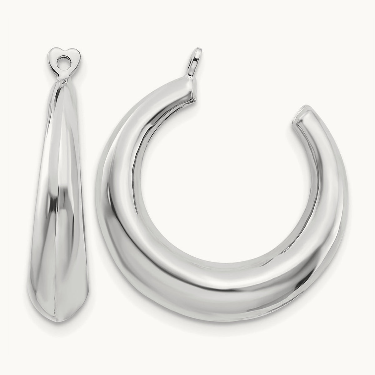 Polished Hoop Earring Jackets — photo set
