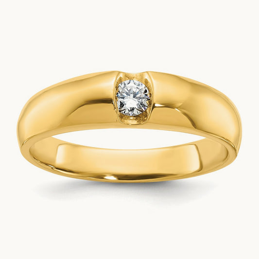 IBGoodman Men's Diamond Complete Ring, 14K