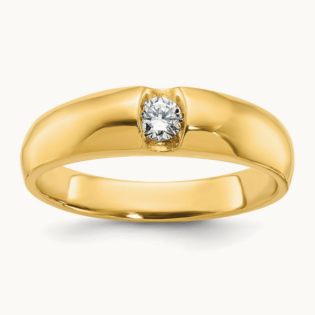 IBGoodman Men's Diamond Complete Ring, 14K