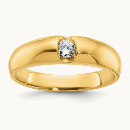 IBGoodman Men's Diamond Complete Ring, 14K