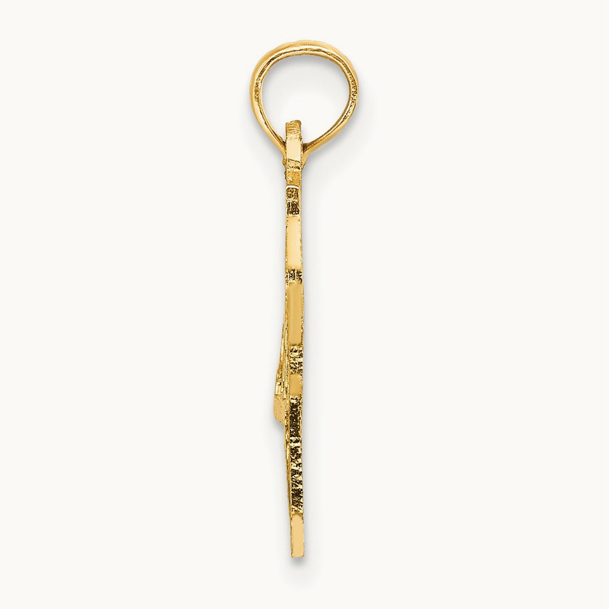 Solid New York State Pendant, 14K