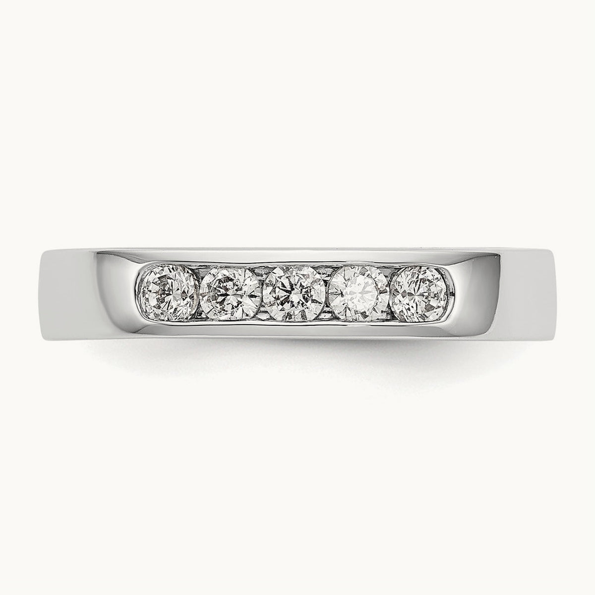 5-Stone Diamond Channel Band — 0.29 ct tw, 6