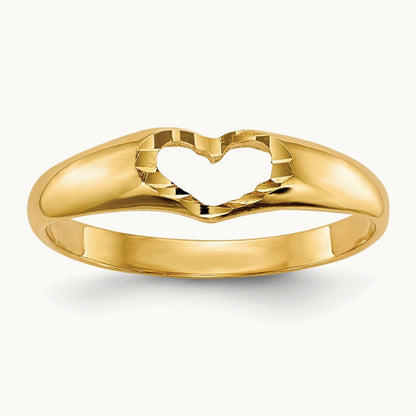 Children's Heart Ring, 14K