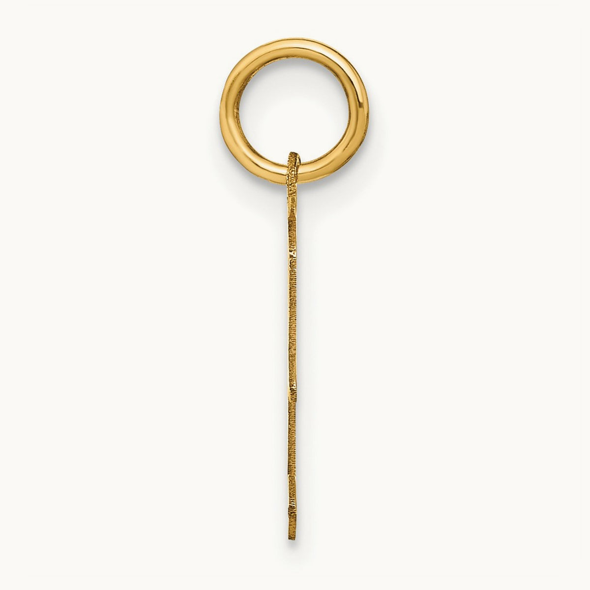 Initial Pendant, 14K Yellow Gold