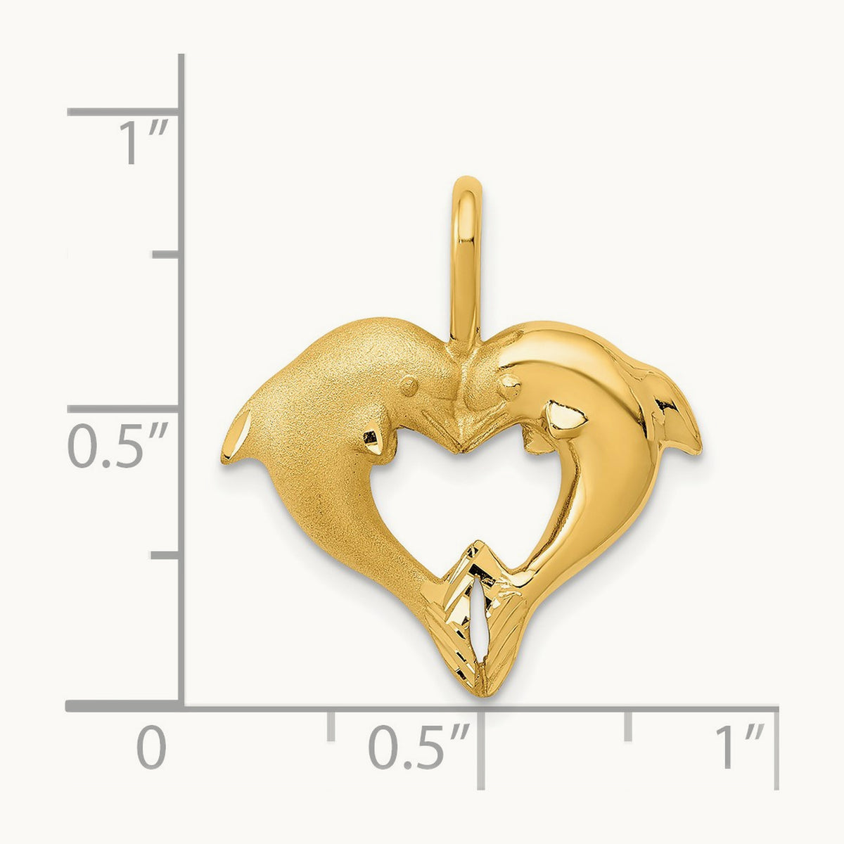 Dolphin Heart Pendant — photo set