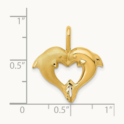 Dolphin Heart Pendant — photo set