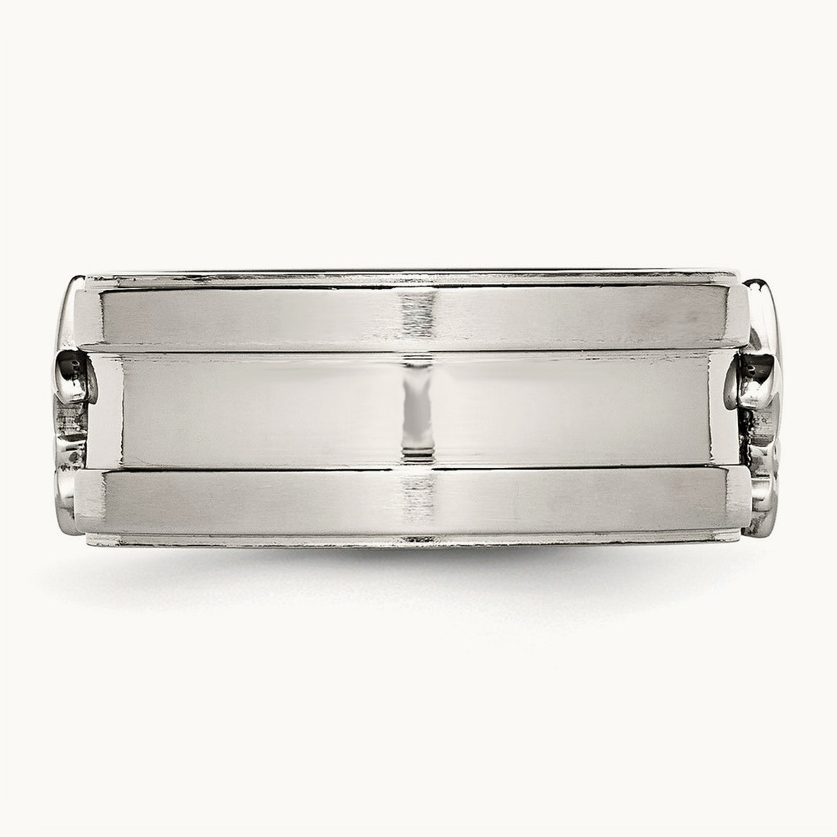 Brushed and Polished Fleur de lis Band — photo set