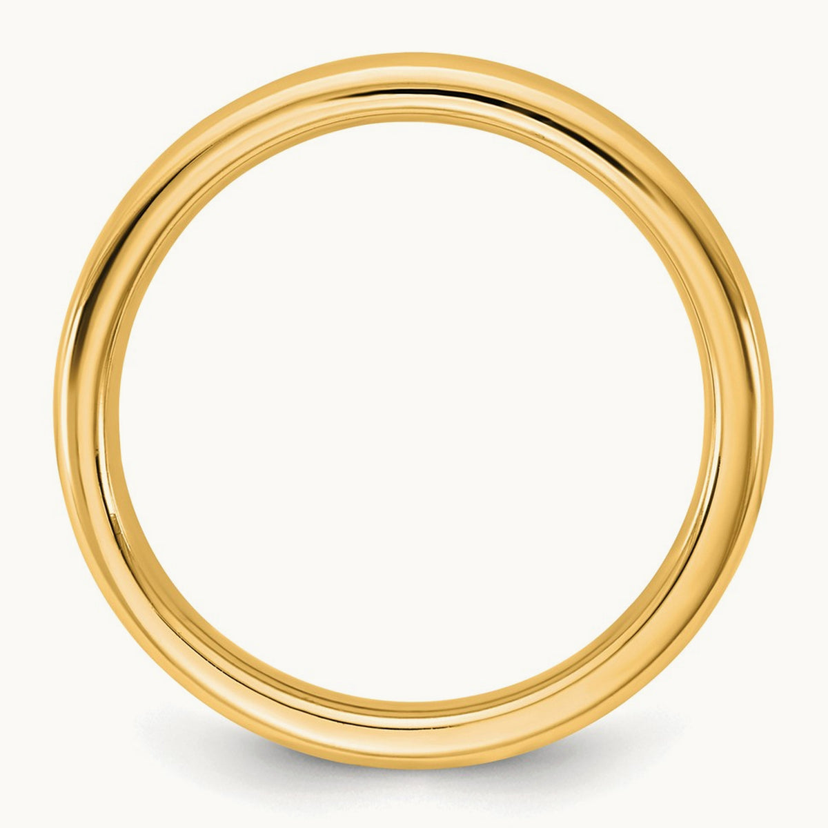 European Comfort Fit Band — 14K Yellow Gold, 3mm