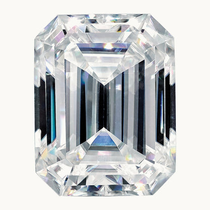 5x3mm Emerald Cut Pure Light D-E-F Moissanite