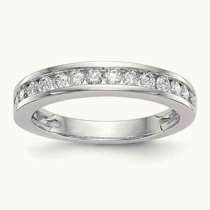 Channel-Set Wedding Band — 1/2 ct, VS/SI (Great), 7