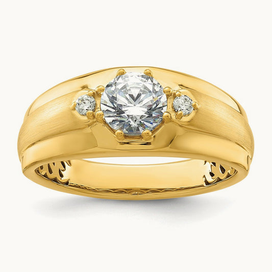 Men's Ring, 1.00 ct tw Lab-Grown Diamond