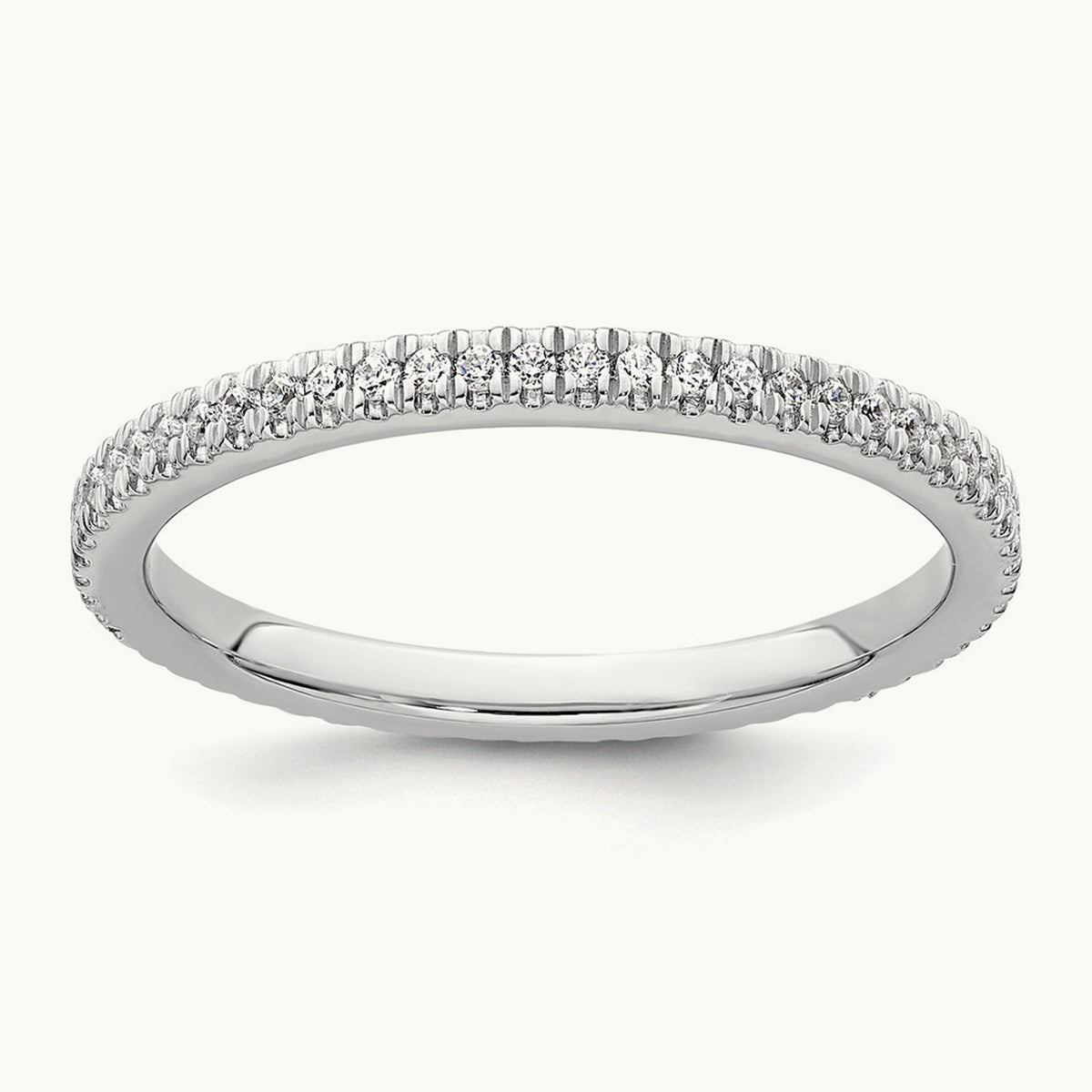Wedding Band, 0.25 ct tw Lab-Grown Diamond