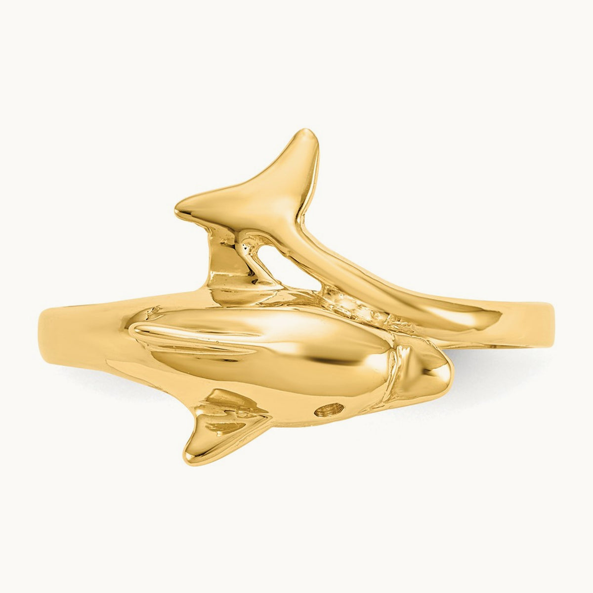 Dolphin Ring, 14K