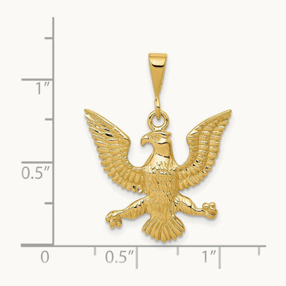 Eagle Charm, 14K