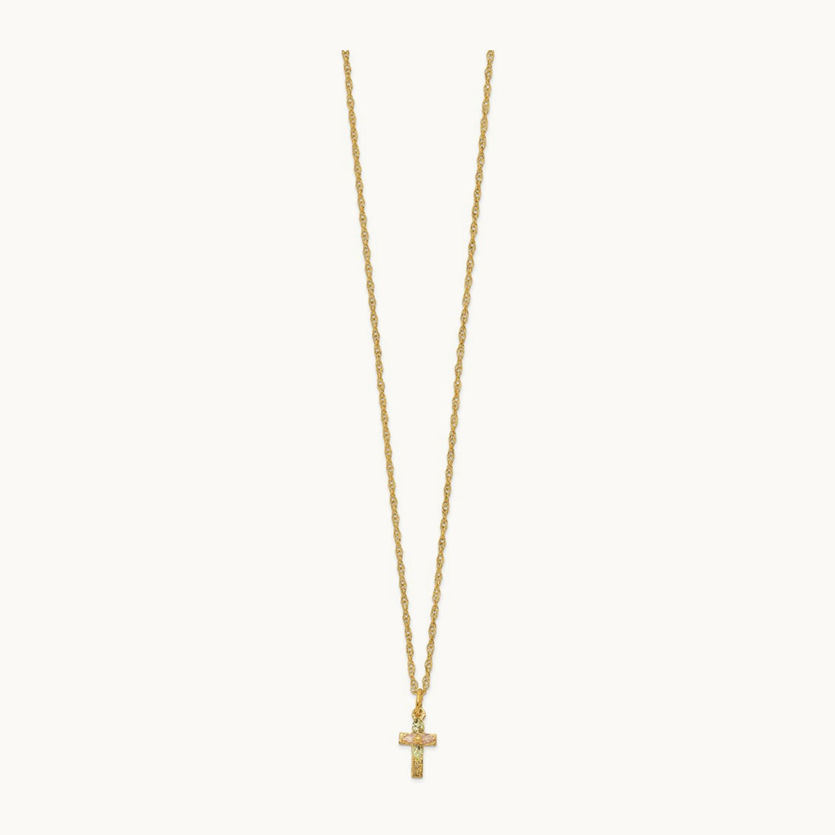Black Hills Gold Cross Necklace