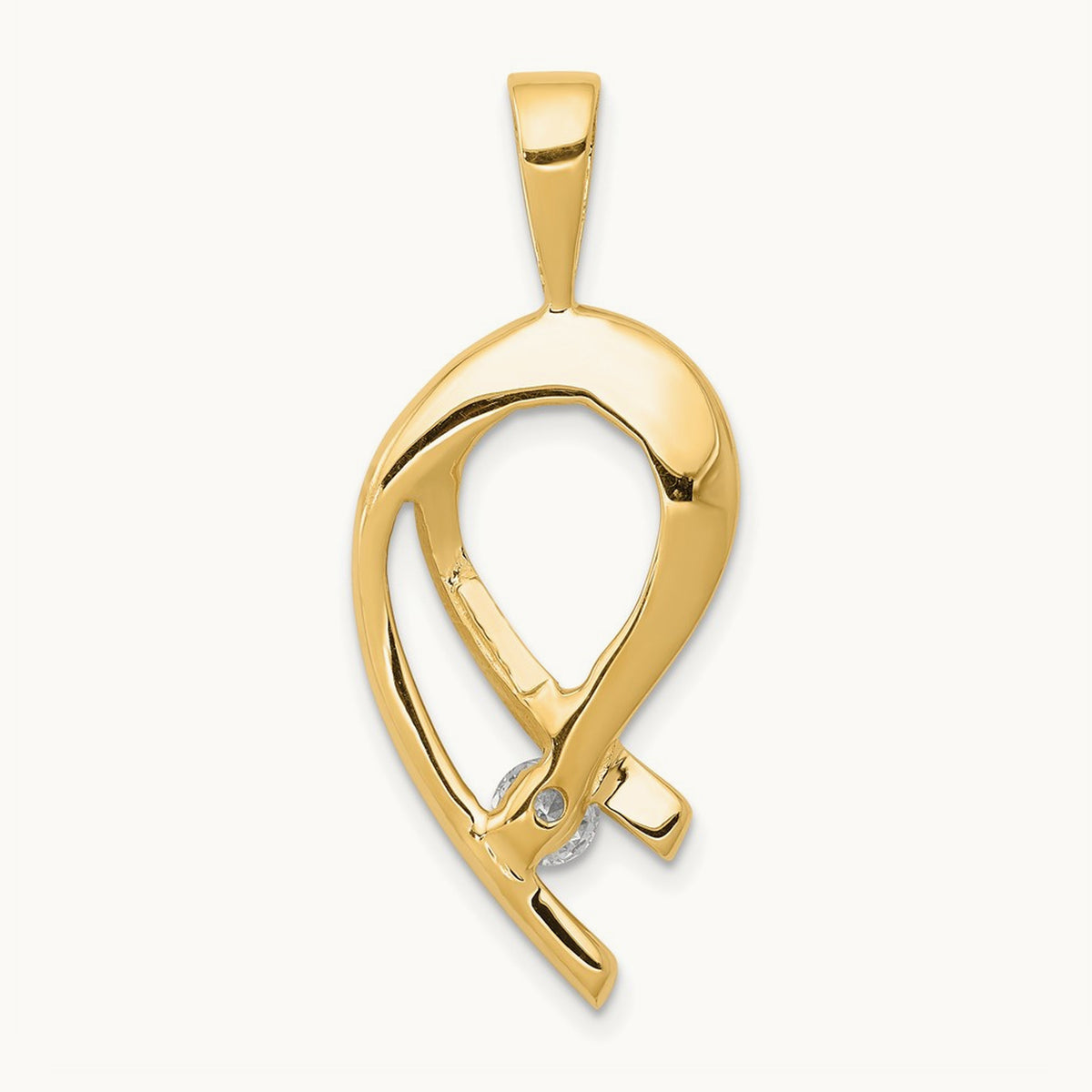 Holds 1- stone — 14K Yellow Gold