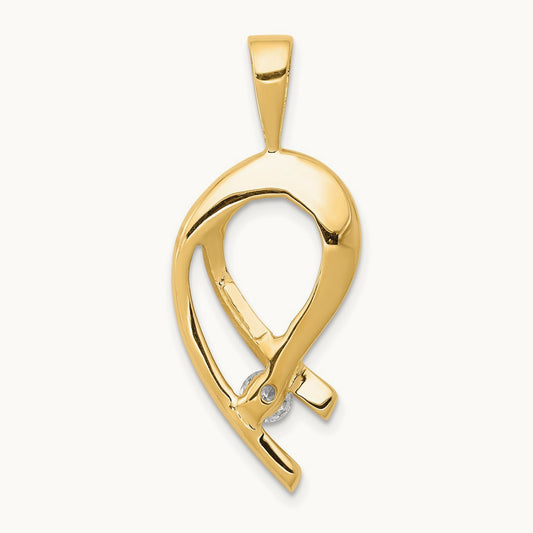 Holds 1- stone — 14K Yellow Gold