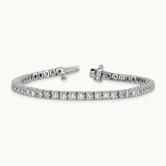 Round Tennis Bracelet, 4.50 ct tw Lab-Grown Diamond