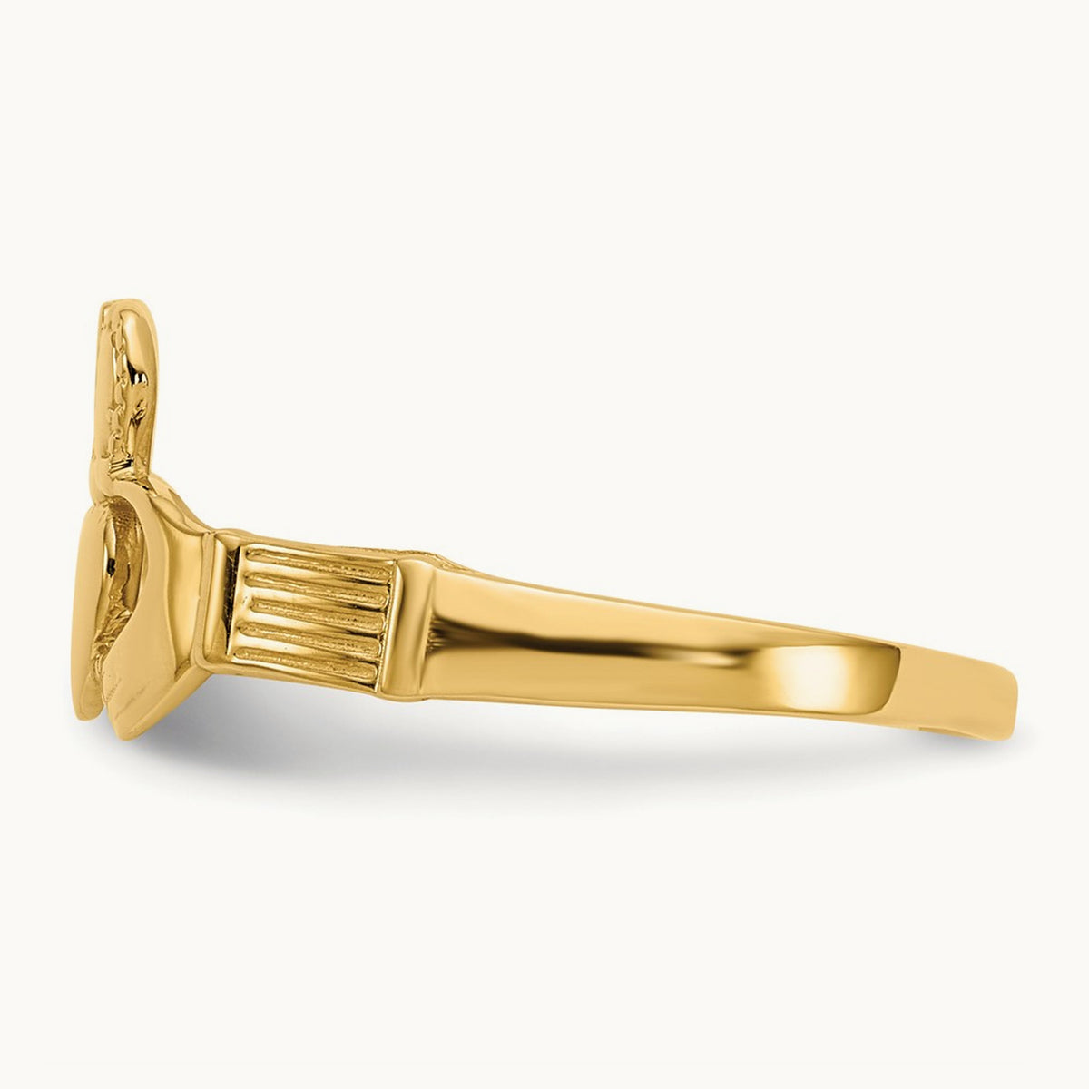Ladies Claddagh Ring, 14K