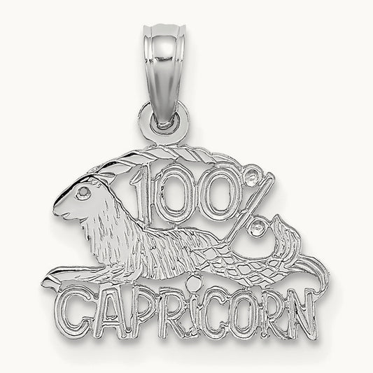 WG 100% CAPRICORN Zodiac Charm, 14K