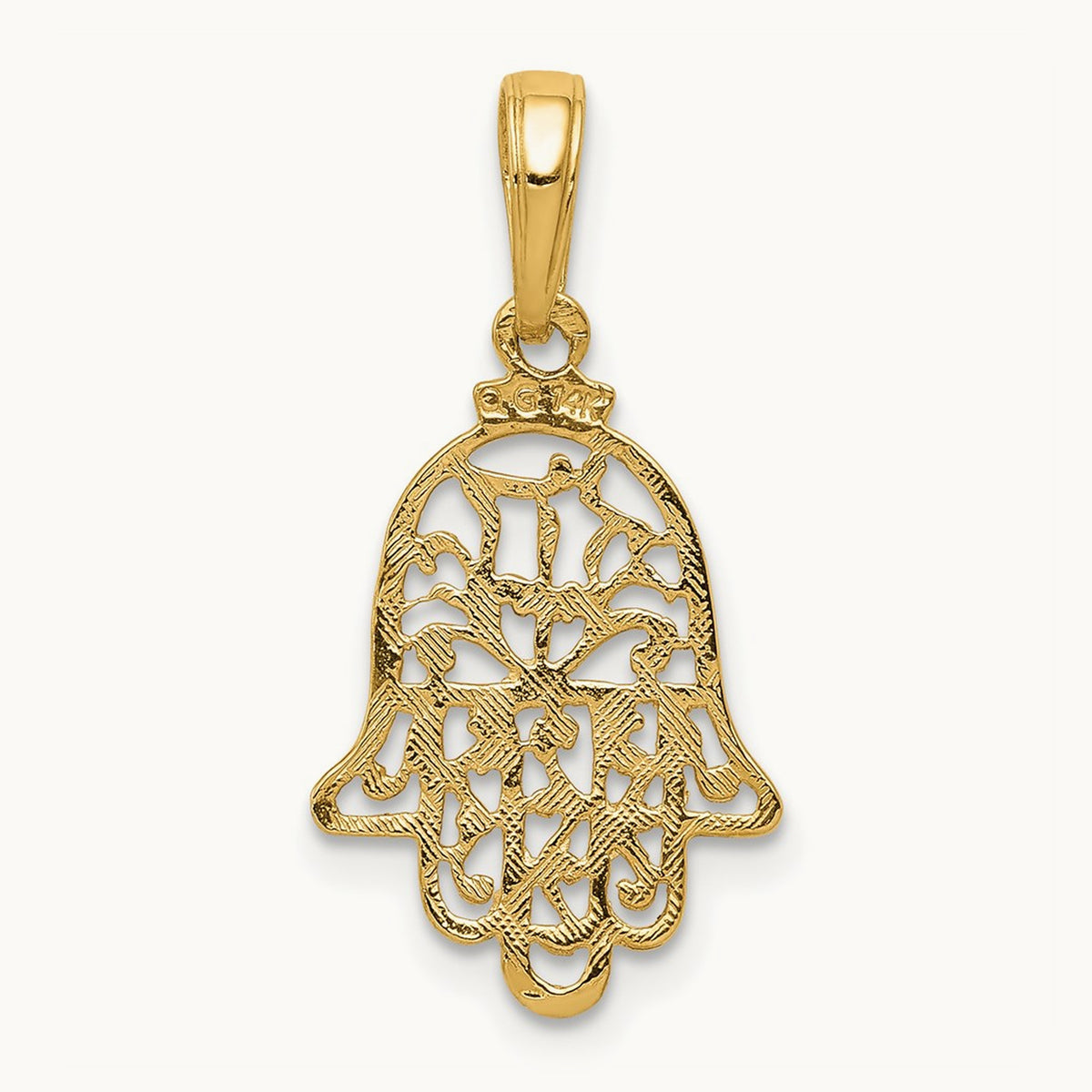 Chamseh Pendant, 14K