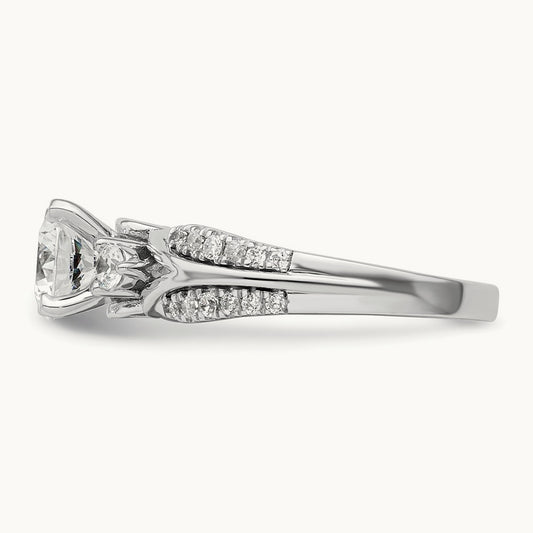 Semi-Mount Engagement Ring, 0.50 ct tw Lab-Grown Diamond