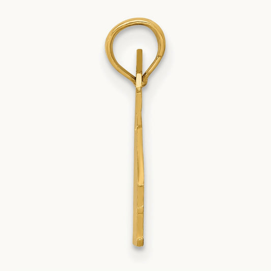 School House Pendant, 14K