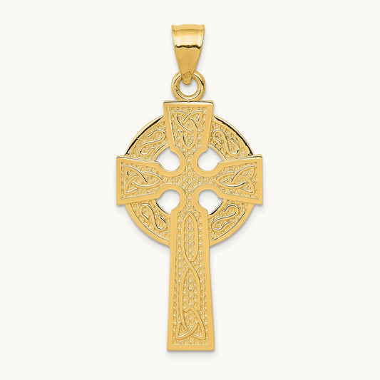 Polished Celtic Cross Pendant — photo set