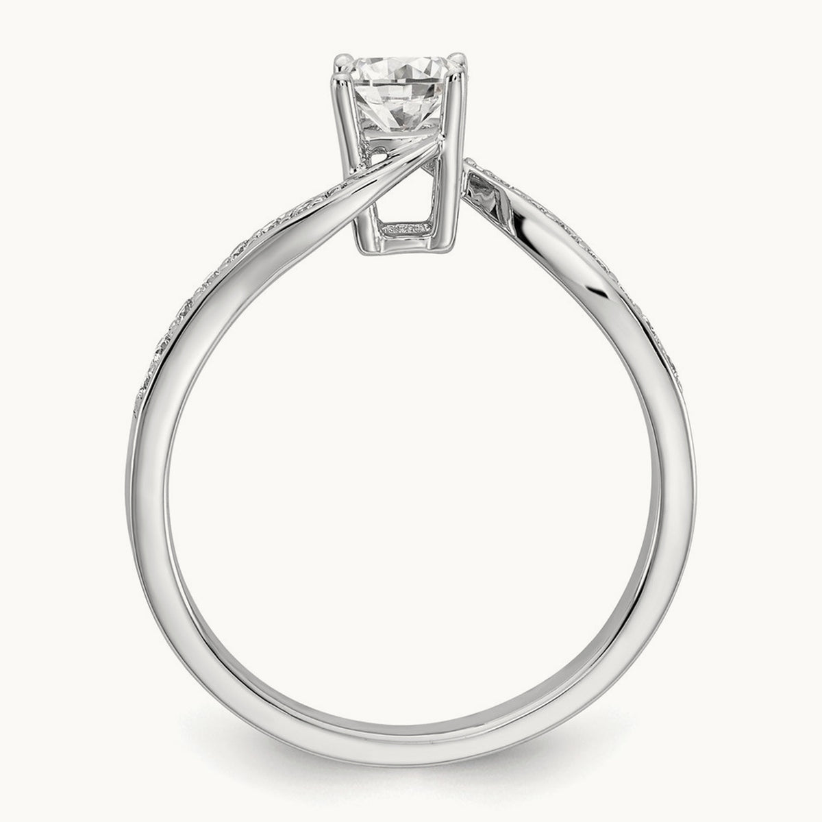 Bypass Engagement Ring, 0.50 ct tw Lab-Grown Diamond