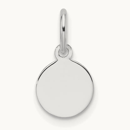Plain .013 Gauge Round Engravable Disc Charm — 13.2mm