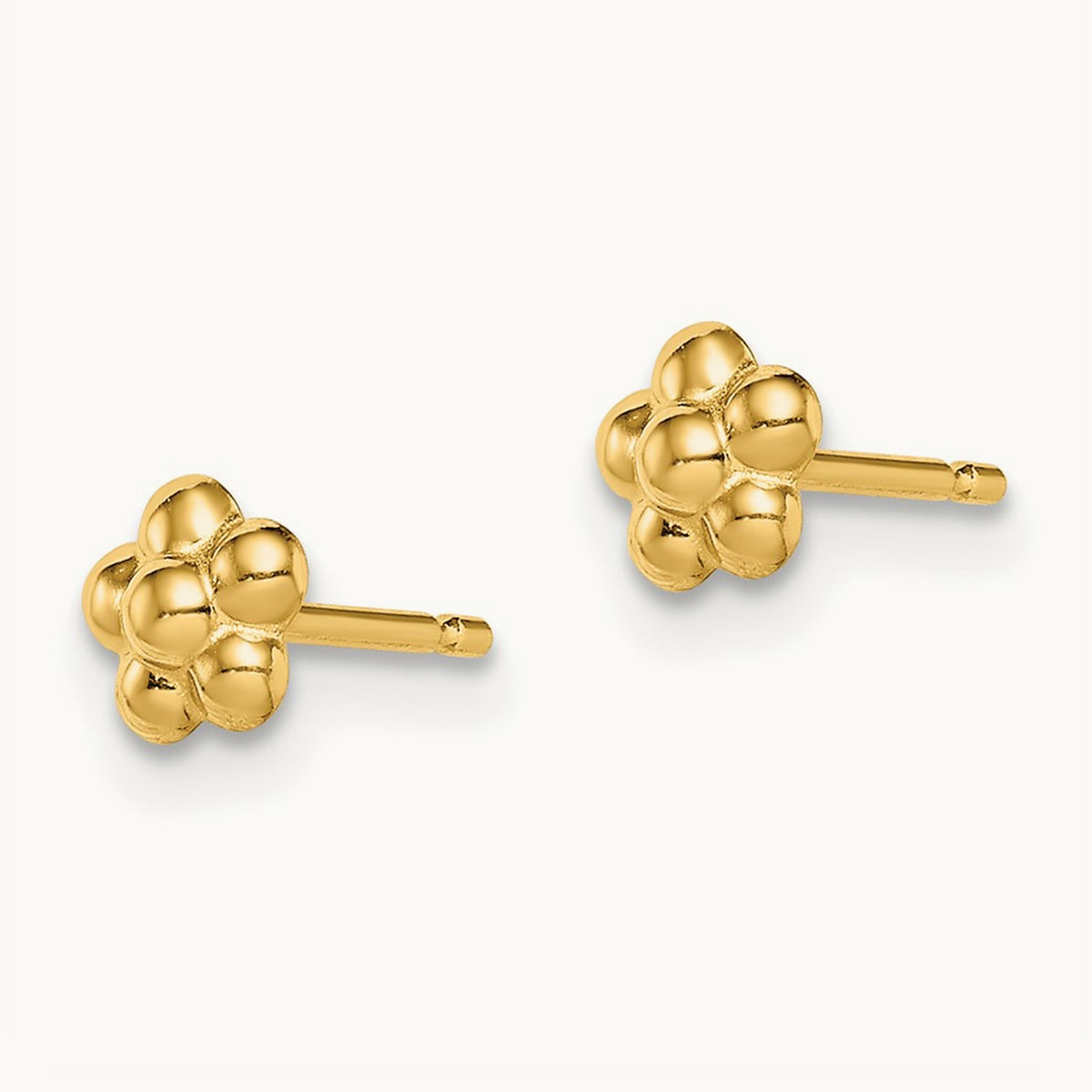 Madi K Flower Post Earrings, 14K