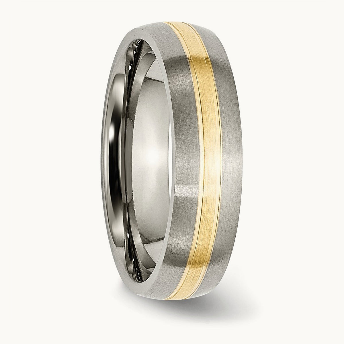 Brushed w/ Inlay Grooved Band — photo set (2)