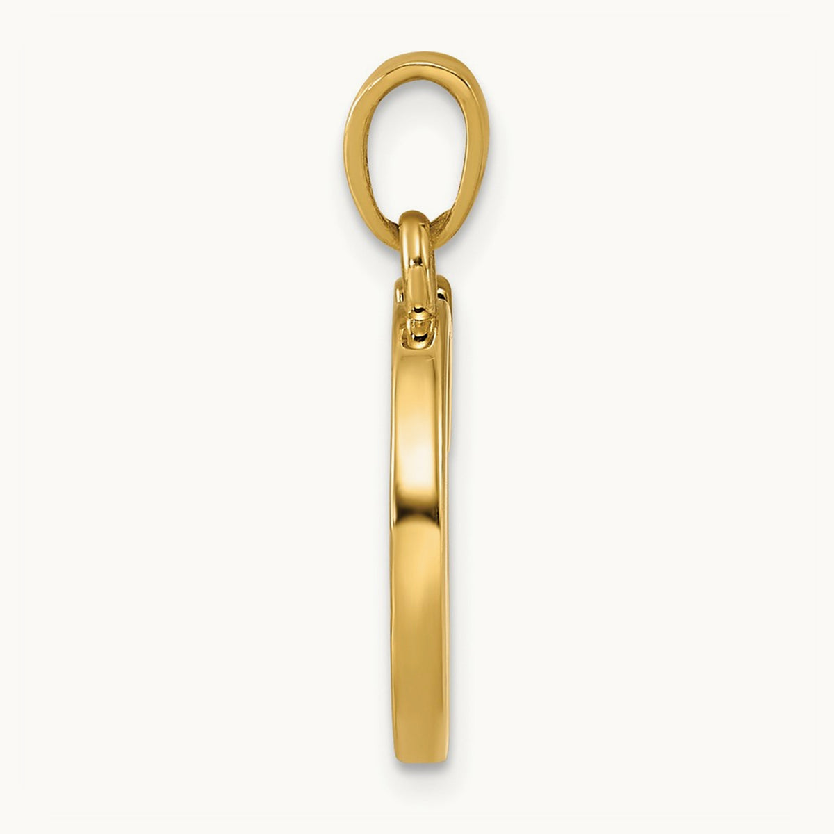 Initial Pendant — 18.14mm, C