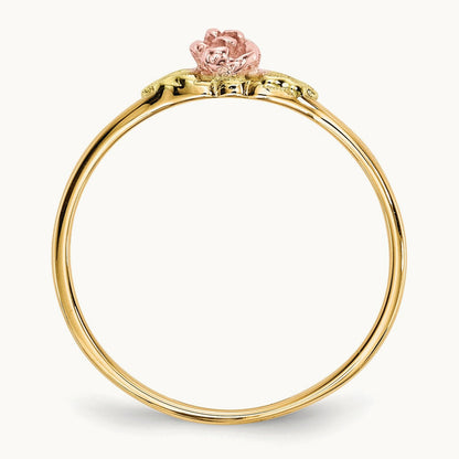 Black Hills Gold Rose Ring